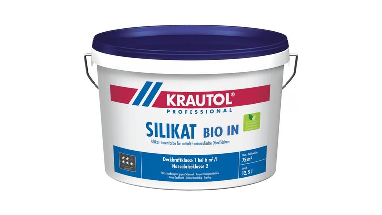 SILIKAT BIO IN, im weißen Eimer mit blauem Deckel